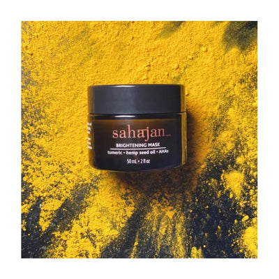 Sahajan the Science of Intuition Brightening Face Mask with Tumeric and Hemp Seed Oil 50ml 1.7 fl oz