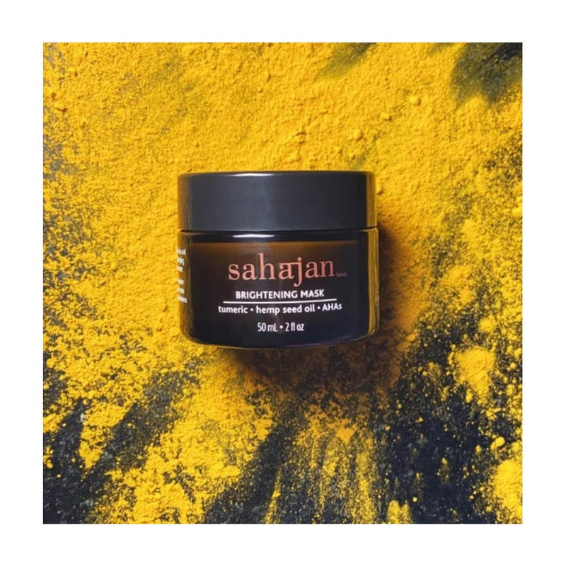 Sahajan the Science of Intuition Brightening Face Mask with Tumeric and Hemp Seed Oil 50ml 1.7 fl oz