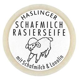 HASLINGER Sheep Milk Shaving Soap, 60 grams