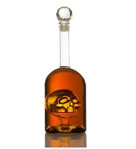 The Wine Savant Skull Bottle