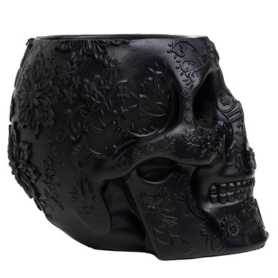 The Wine Savant Skull Makeup Brush Holder Extra Large