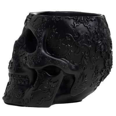 The Wine Savant Skull Makeup Brush Holder Extra Large