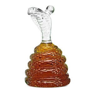 The Wine Savant King Cobra Snake Whiskey Decanter