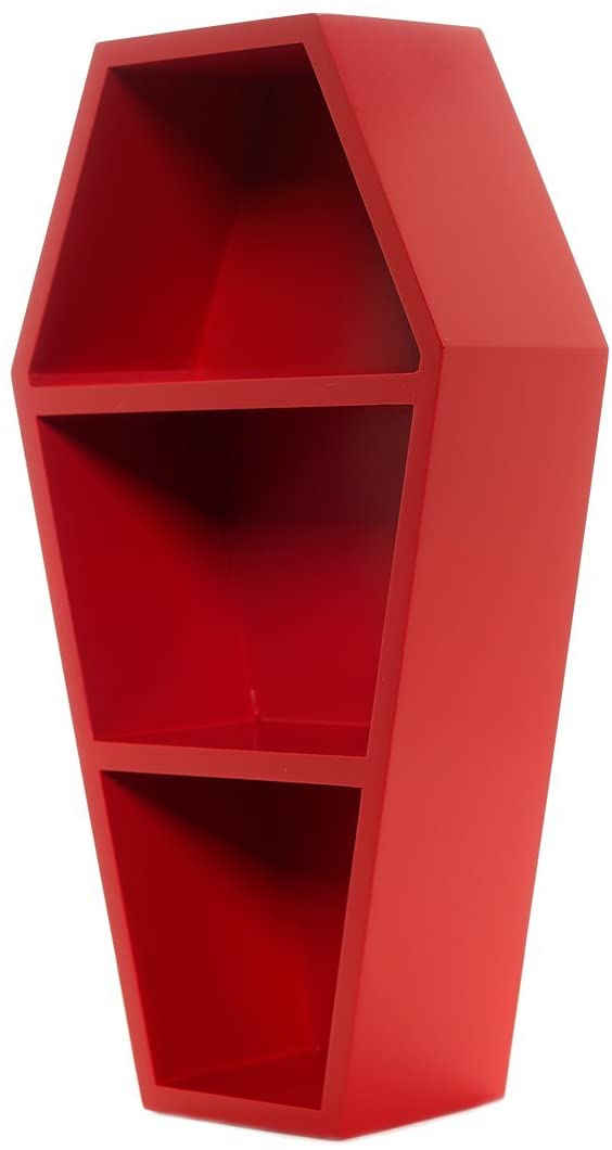 Sourpuss Coffin Shelf Red