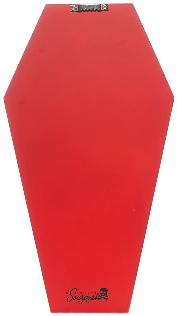 Sourpuss Coffin Shelf Red