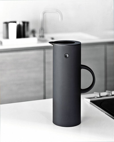 Stelton EM77 Vacuum Jug, 33.8 oz, soft black