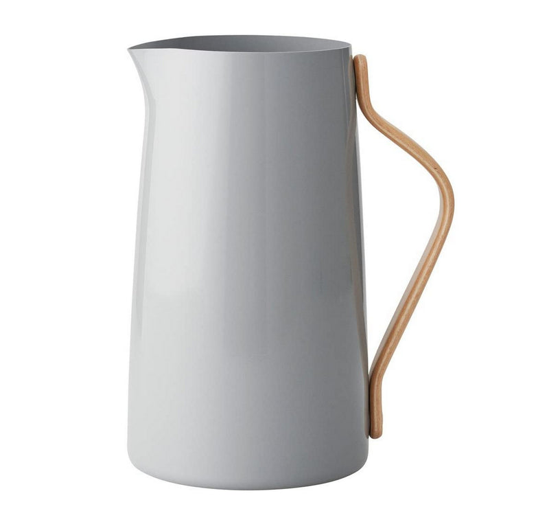 Stelton Emma Pitcher 2l Grey, Stainless Steel 13.5 x 13.5 x 22.5 cm