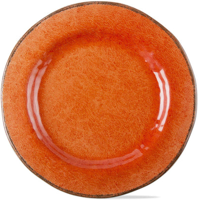 Tag - Veranda Melamine Dinner Plate, Durable, BPA-Free and Great for Outdoor or Casual Meals, Coral (Set Of 4)