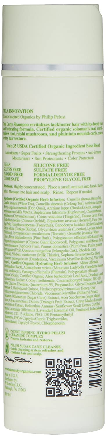 Tela Beauty Organics Curly Shampoo,8.45 Fl Oz