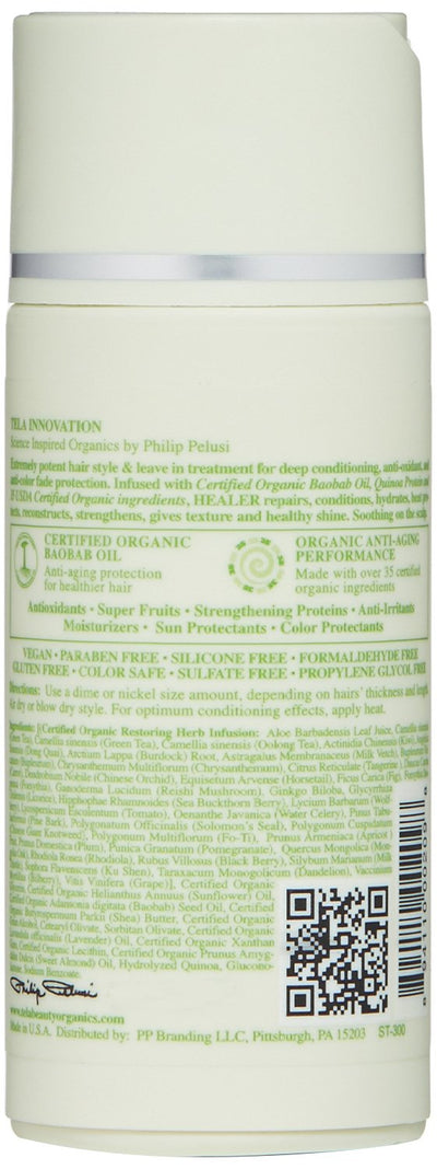 Tela Beauty Organics Healer Daily Repair Balm, 5 Fl Oz