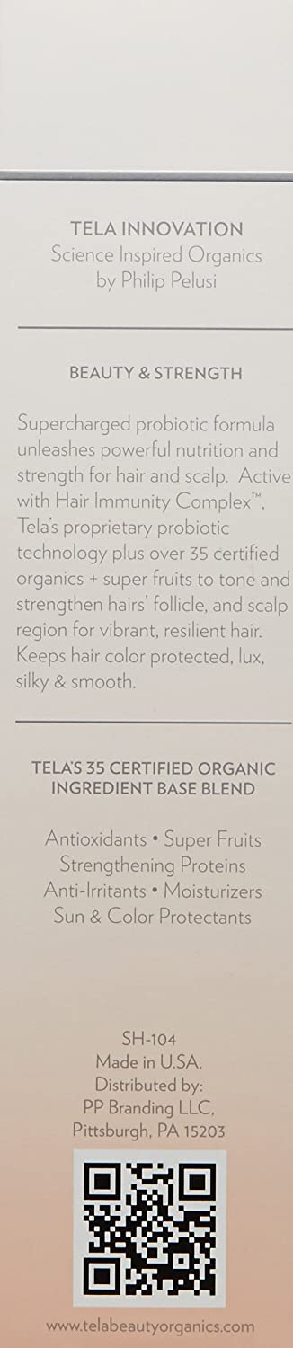 Tela Beauty Organics Peppermint Power Shampoo, 8.45 Fl Oz