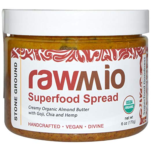 Windy City Rawmino Superfood Spread- Creamy Organic Almond Butter
