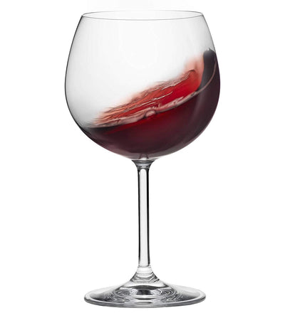 RONA GALA Wine Glass 16 oz, Burgundy, Set of 6